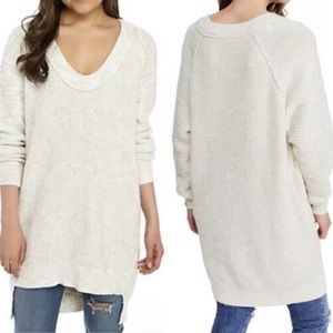 FREE PEOPLE Sunday Scoop Neck Sweater